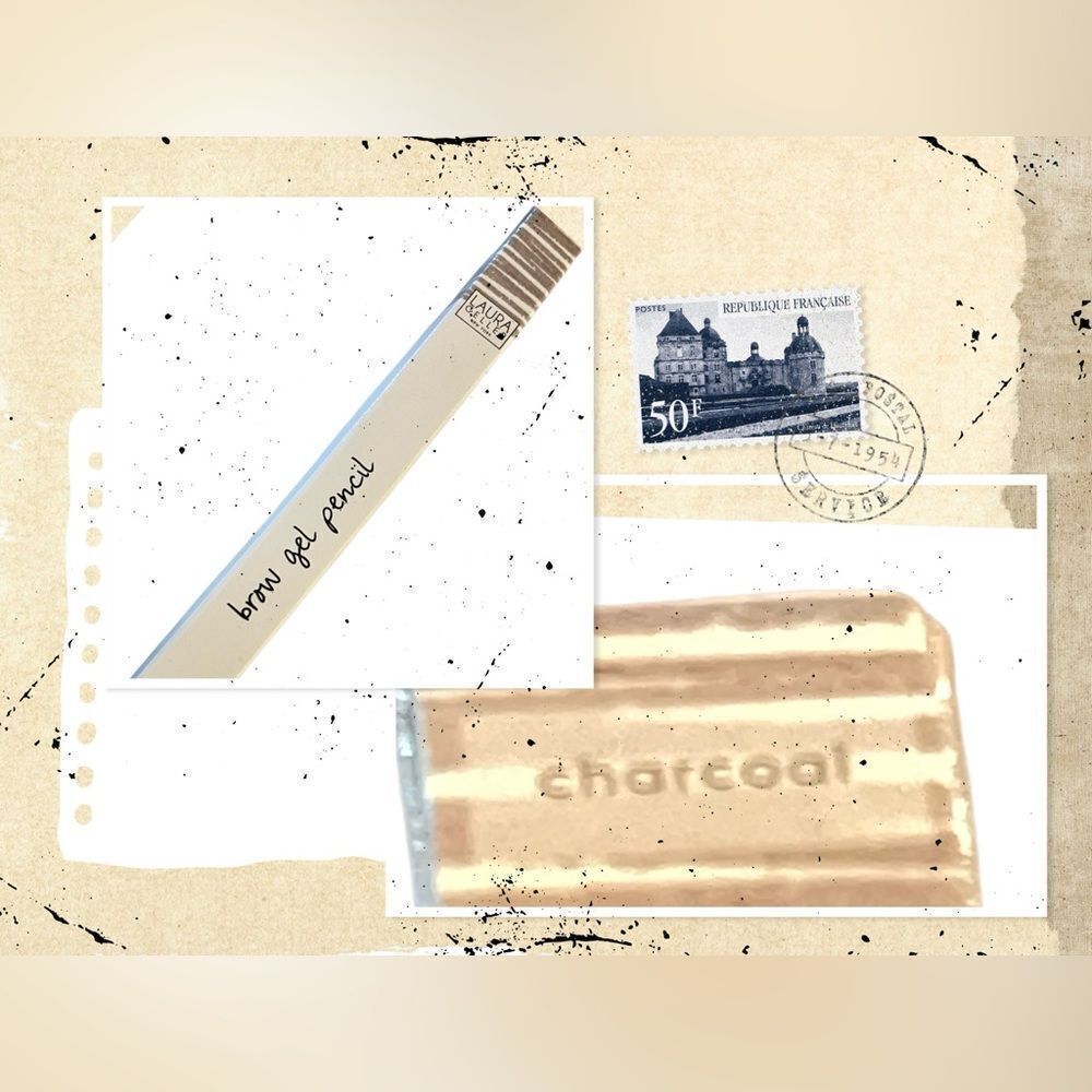 NIB LAURA GELLER BROW GEL PENCIL IN CHARCOAL